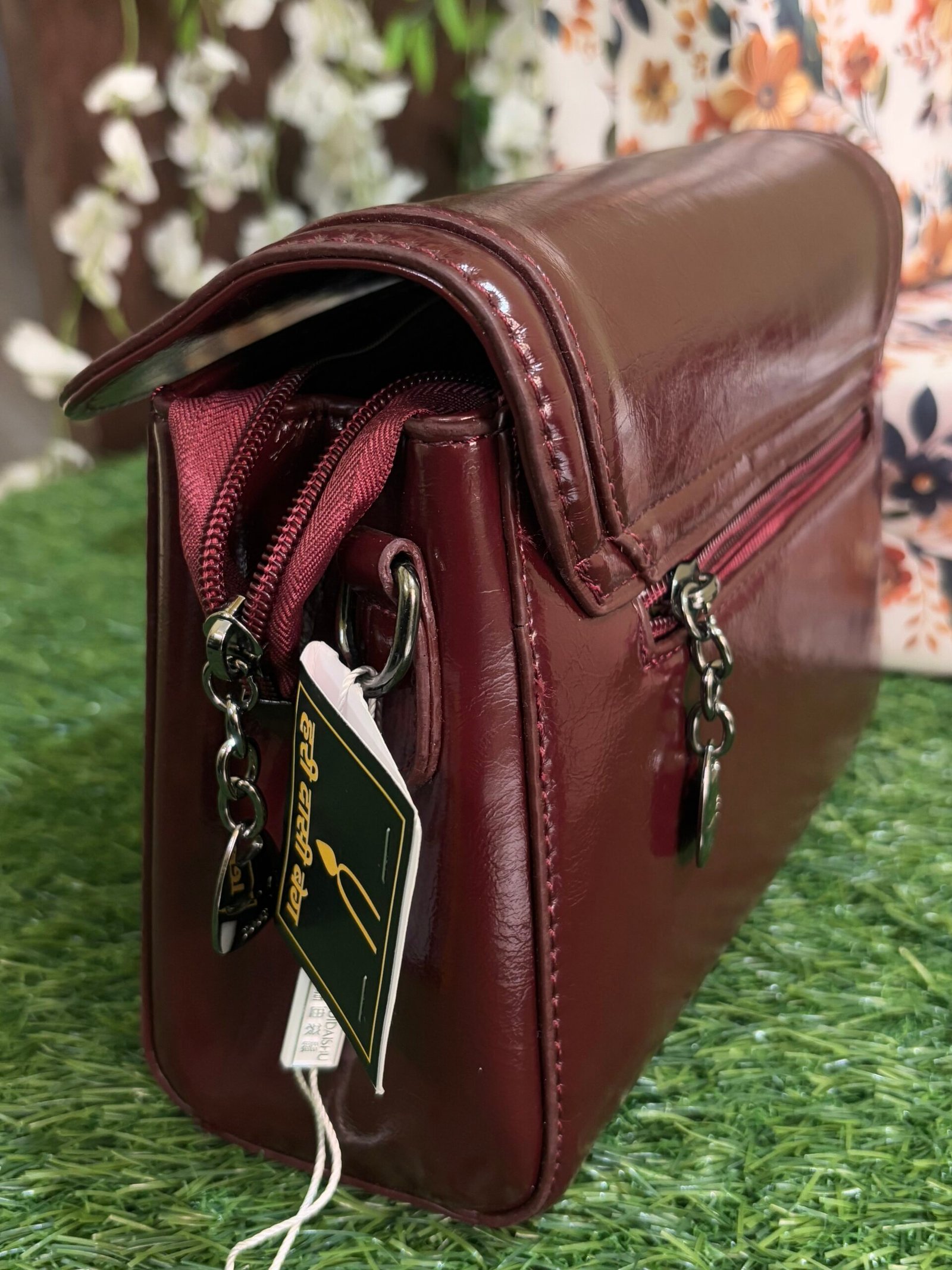 Wine Red Sling bags - Image 3