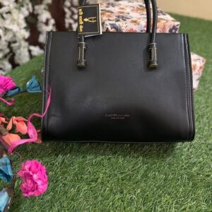 Black PU leather