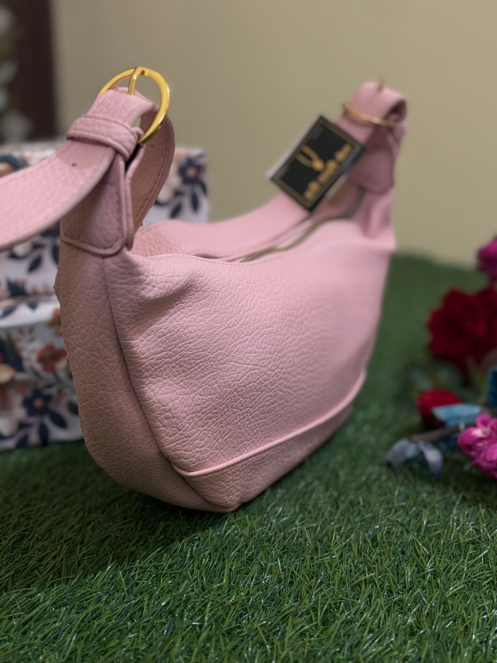 Baby Pink Casual Bag - Image 3