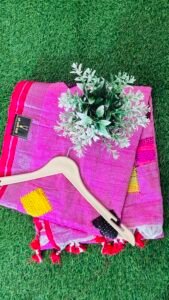 katha work saree