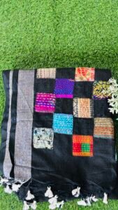 katha work saree