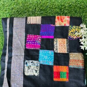 katha work saree