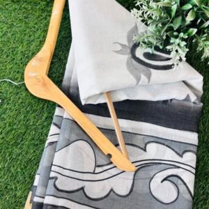 Hand print saree