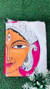 Hand print saree