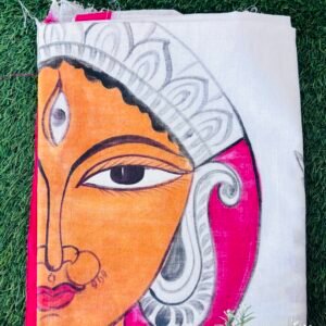 Hand print saree