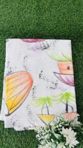 Hand print saree