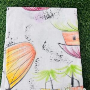 Hand print saree