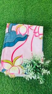 Hand print saree