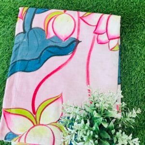 Hand print saree